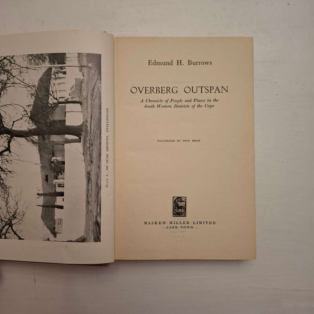 Overberg Outspan - A chronicle of people and places in the south western districts of the Cape