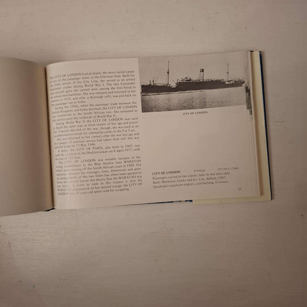 In South African Waters. Passenger Liners Since 1930