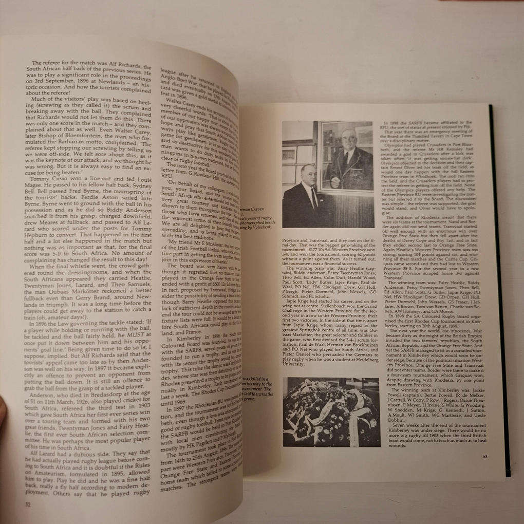 Rugby in South Africa:  A History 1861-1988 (Paul Dobson)