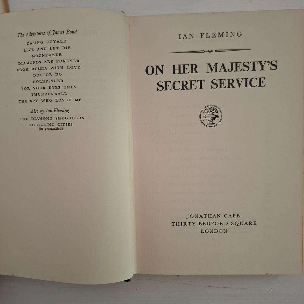 On Her Majesty's Secret Service (Ian Fleming)