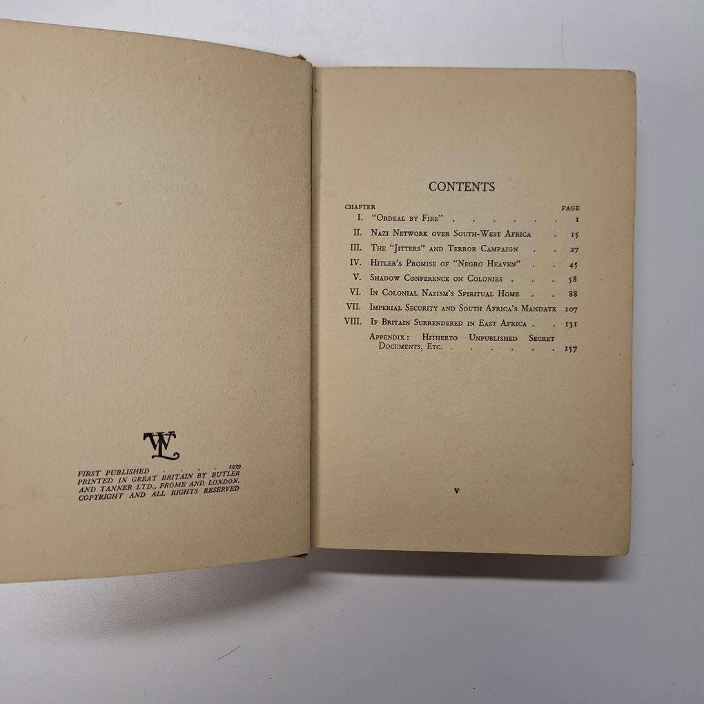 Hitler Over Africa (Benjamin Bennet)