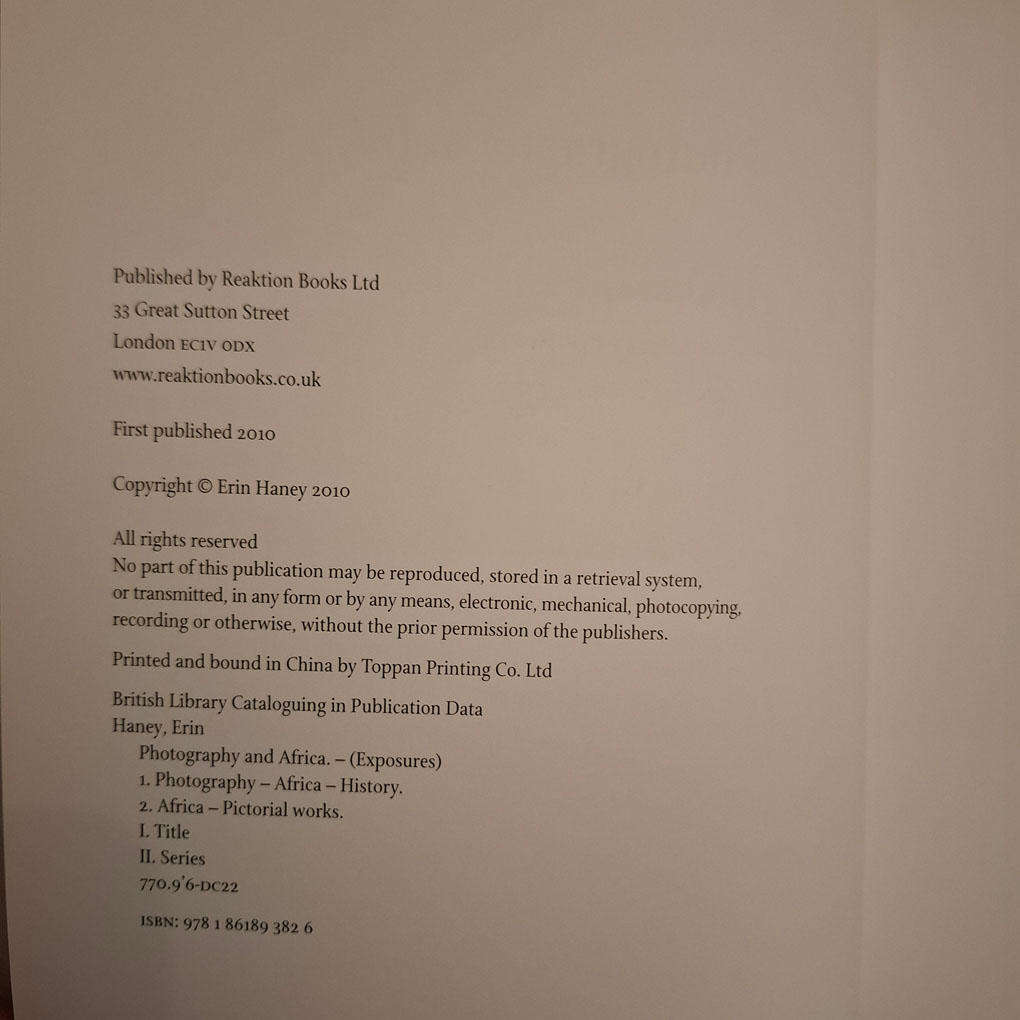 Photography and Africa (Reaktion Books - Exposures)  Erin Haney