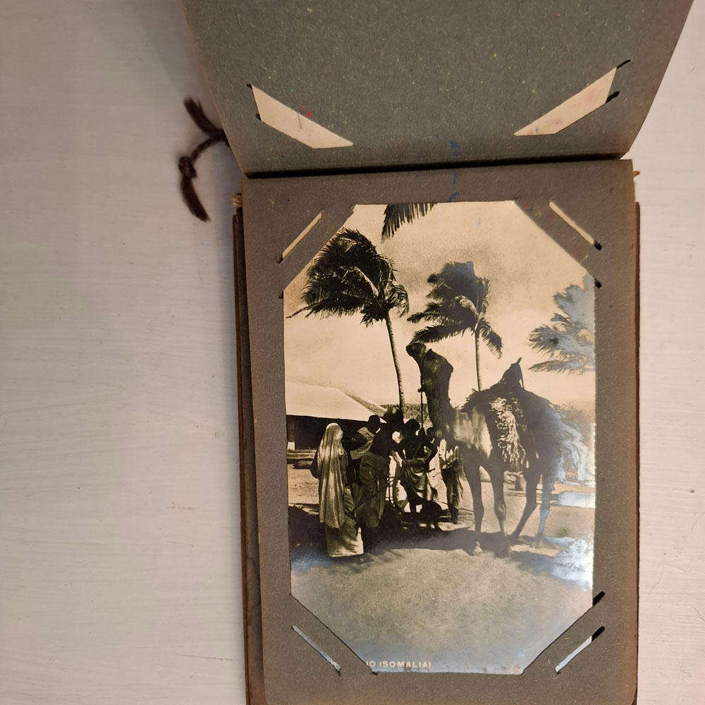 Second World War Postcard and photographic postcard album (Eritrea, Somalia etc)