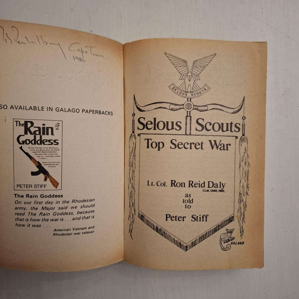 Selous Scouts - Top Secret War (Ron Reid Daly, Peter Stiff)