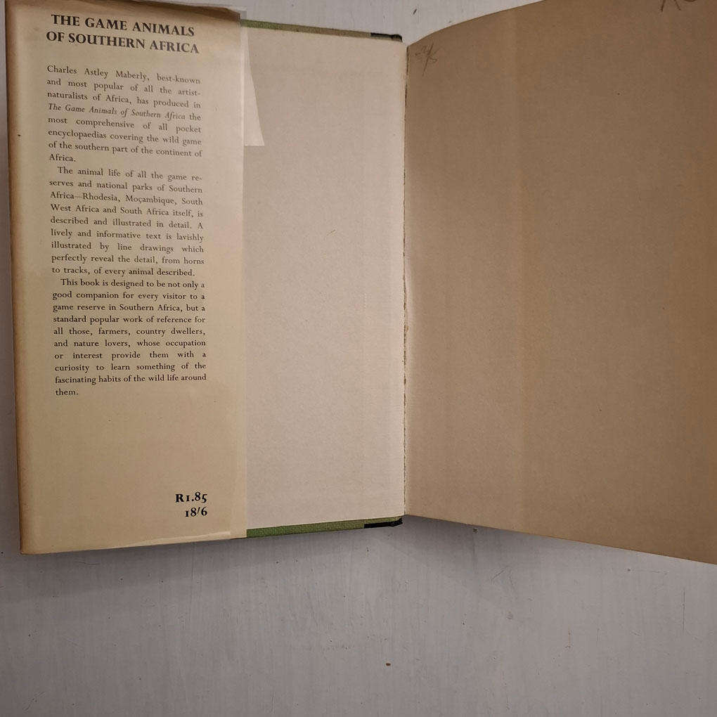 The Game Animals Of Southern Africa (Astley C.T. Maberly)