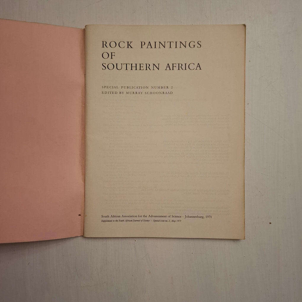 Rock Paintings of Southern Africa: Special Publication Number 2