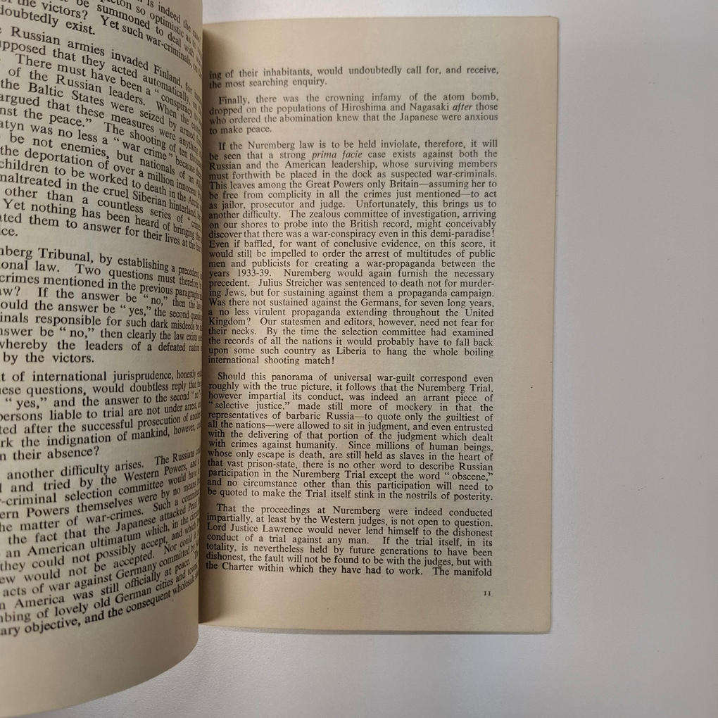 Failure at Nuremberg: An Analysis of the Trial, Evidence and Verdict