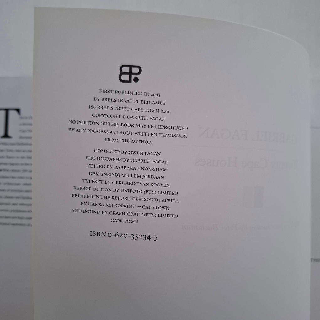 Twenty Cape Houses - Gabriel Fagan