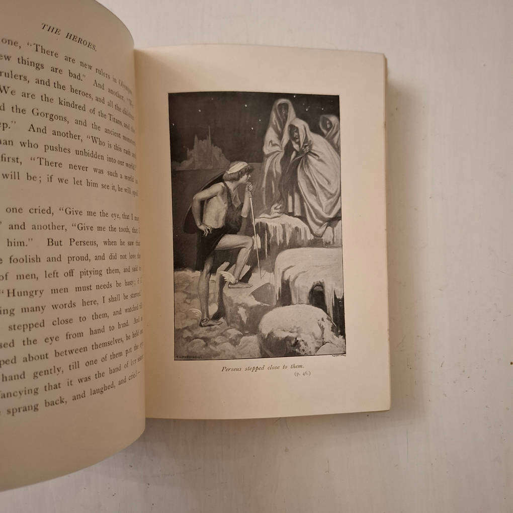 The heroes or Greek fairy tales for my children by Charles Kingsley, with illustrations by T.H. Robi