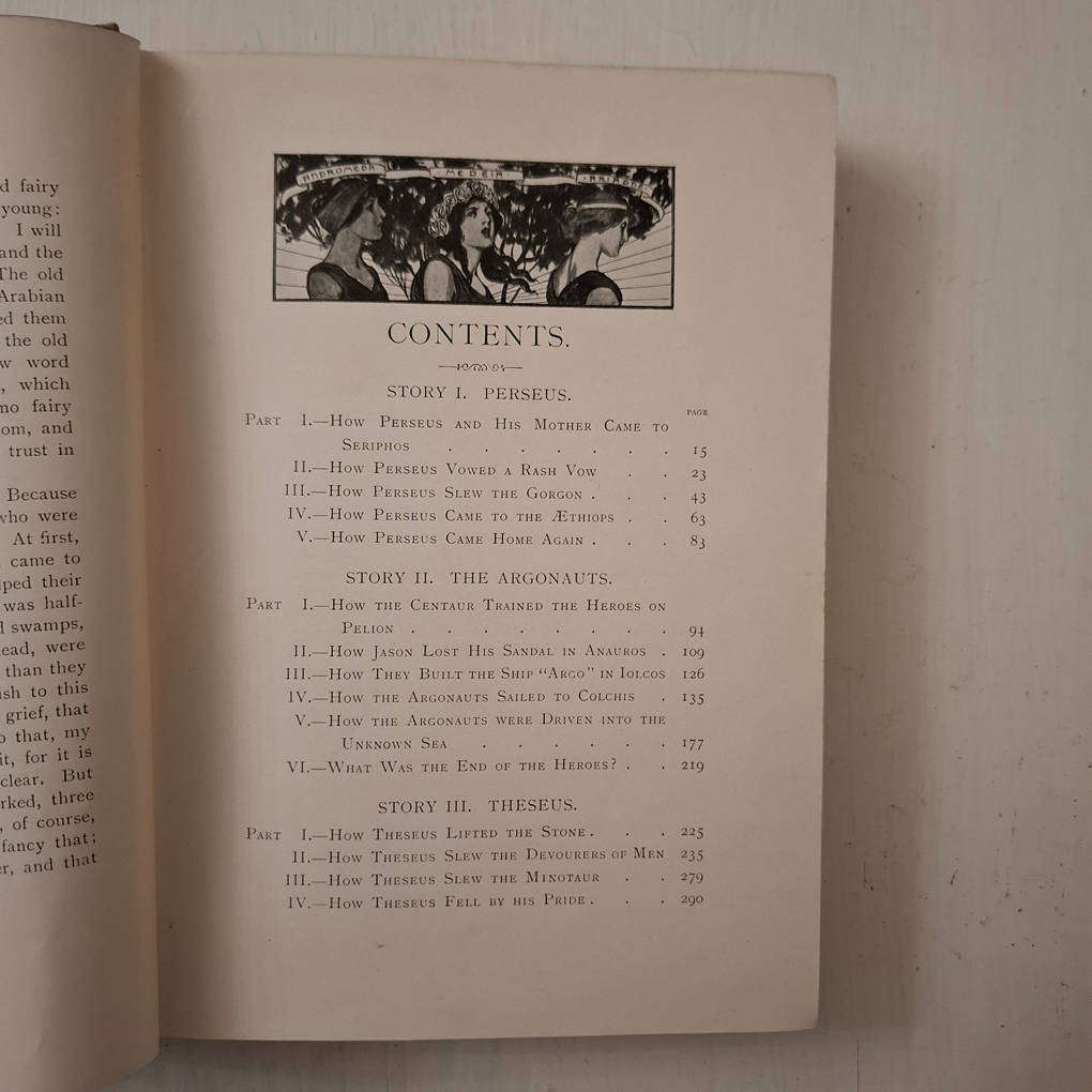 The heroes or Greek fairy tales for my children by Charles Kingsley, with illustrations by T.H. Robi