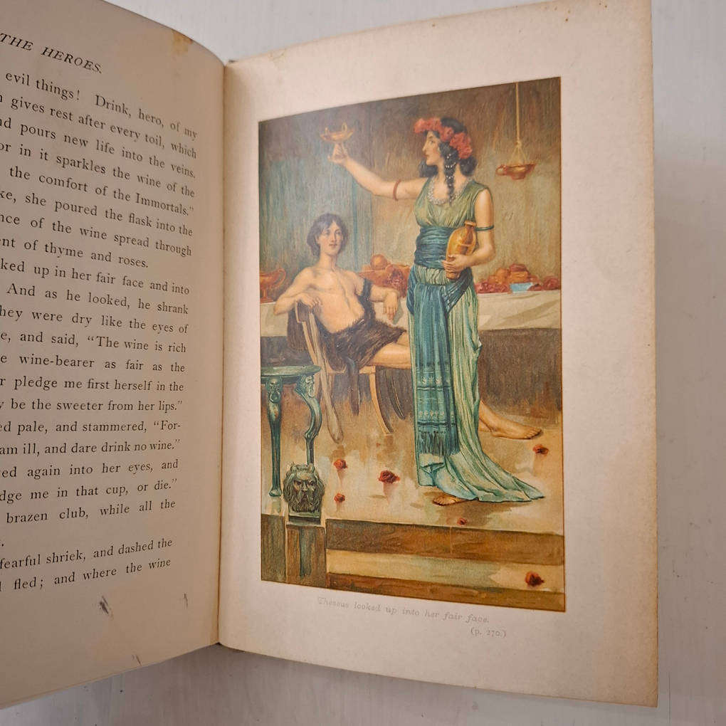 The heroes or Greek fairy tales for my children by Charles Kingsley, with illustrations by T.H. Robi