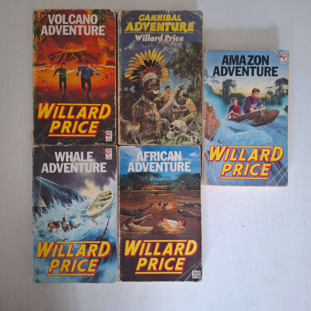 5 X  Willard Price books