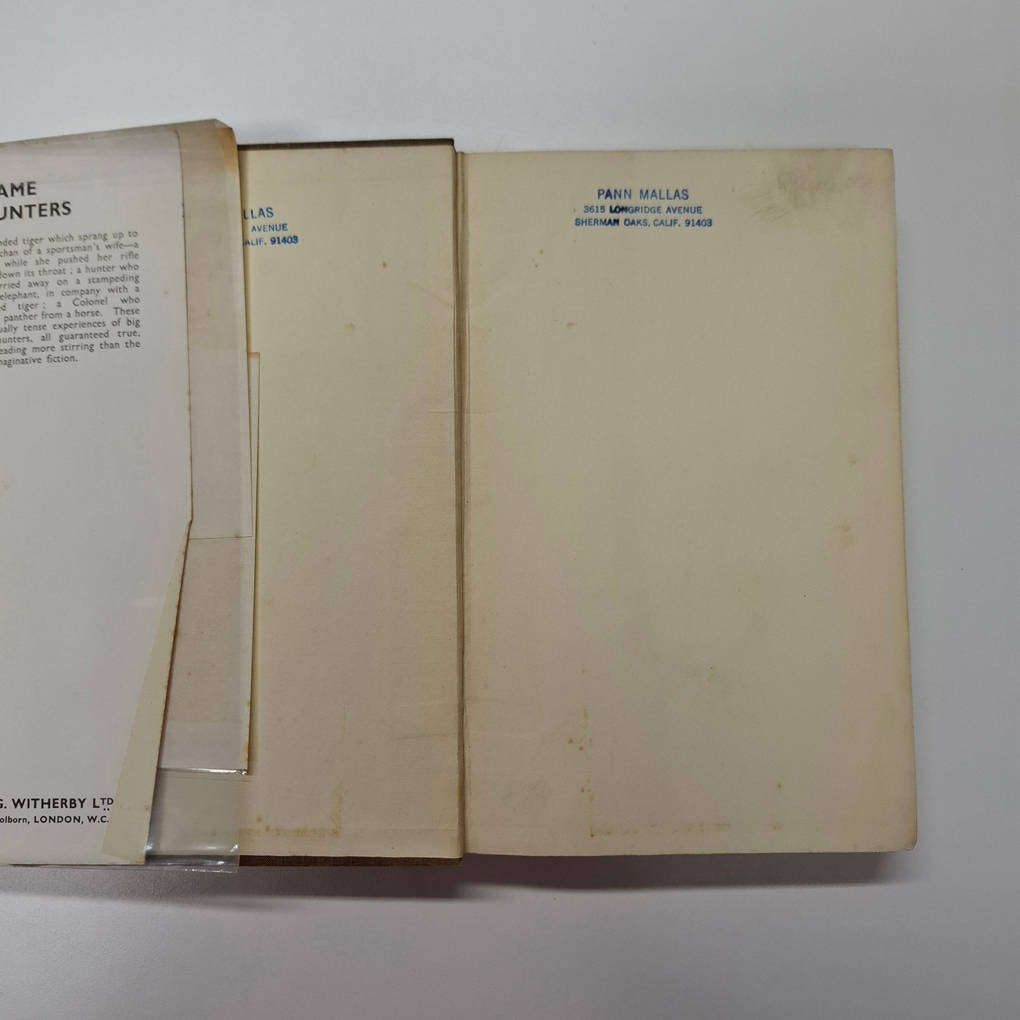 Big Game Encounters. Critical Moments in the Lives of Well-known Shikaris - Stanley Jepson (Ed.)