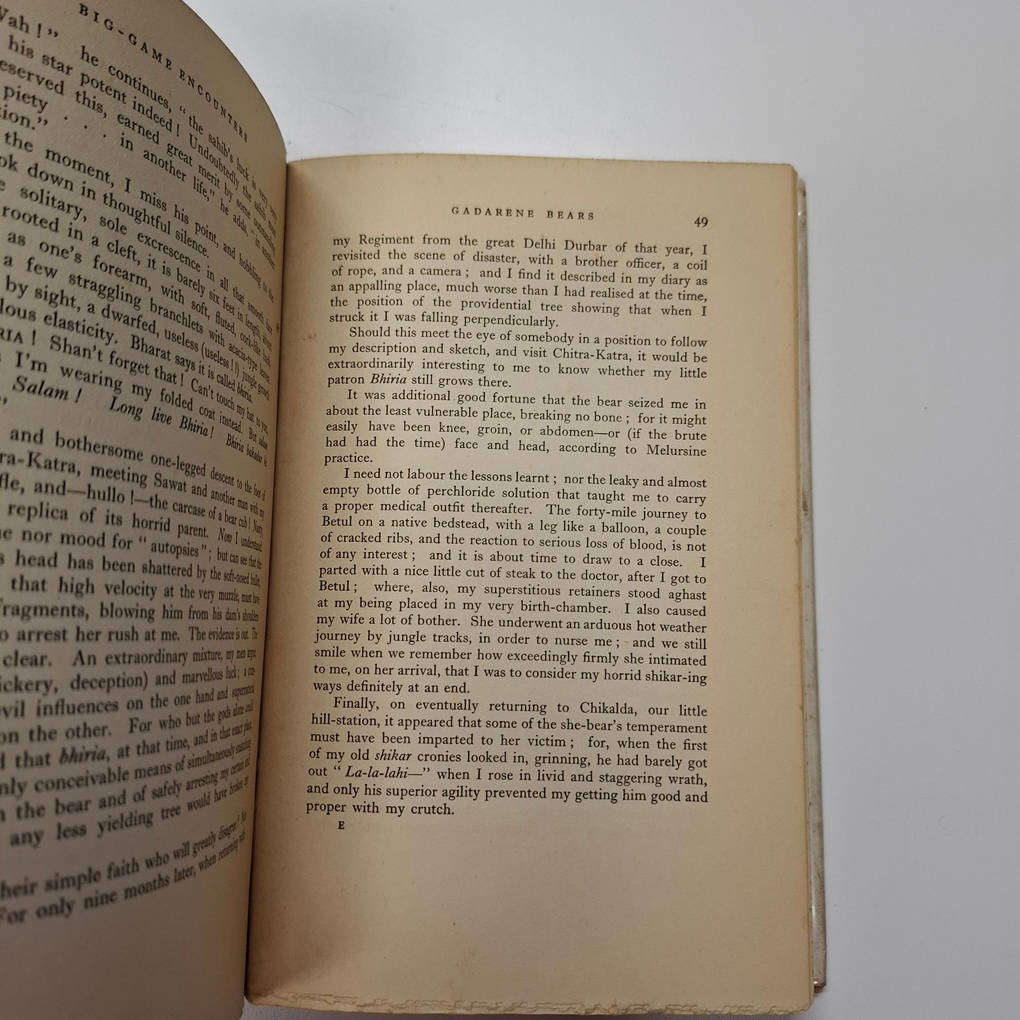 Big Game Encounters. Critical Moments in the Lives of Well-known Shikaris - Stanley Jepson (Ed.)