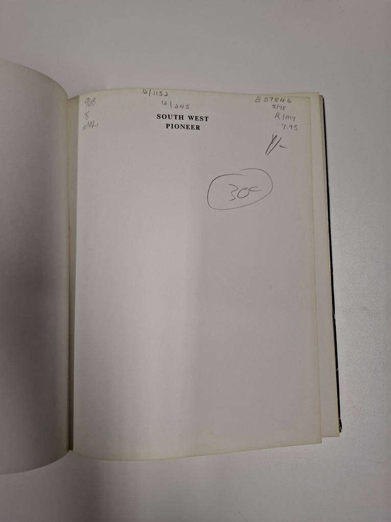 South West pioneer: A memorial tribute to James Frank Bassingthwaighte