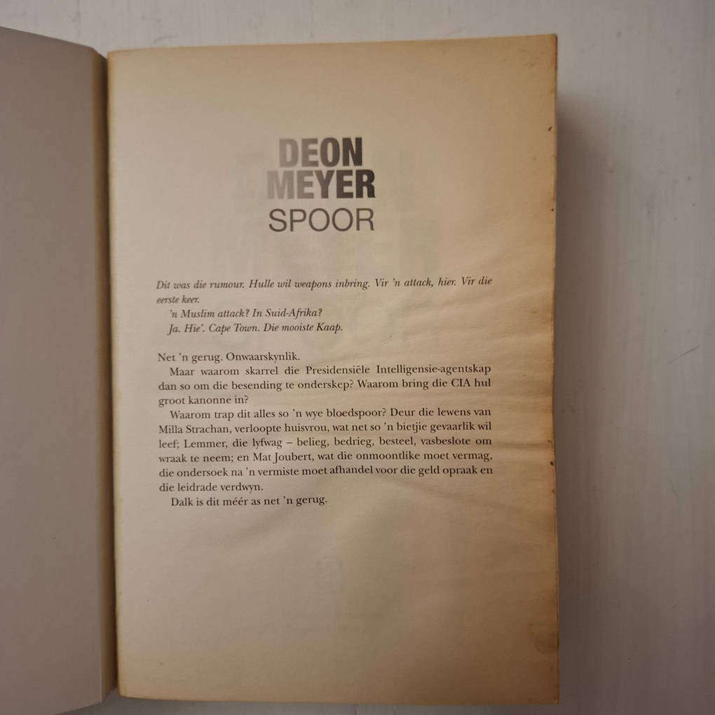 Spoor (Deon Meyer)