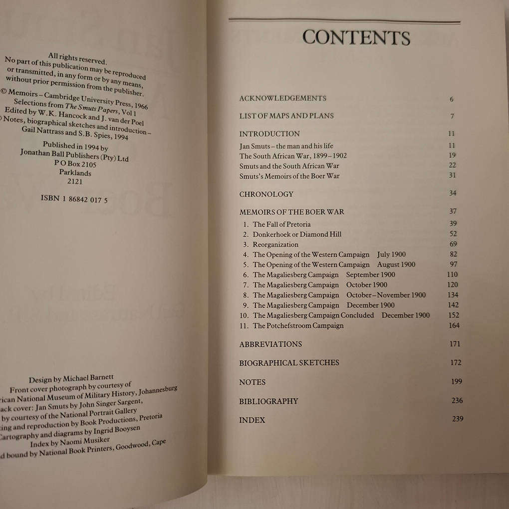 Jan Smuts: Memoirs of the Boer War