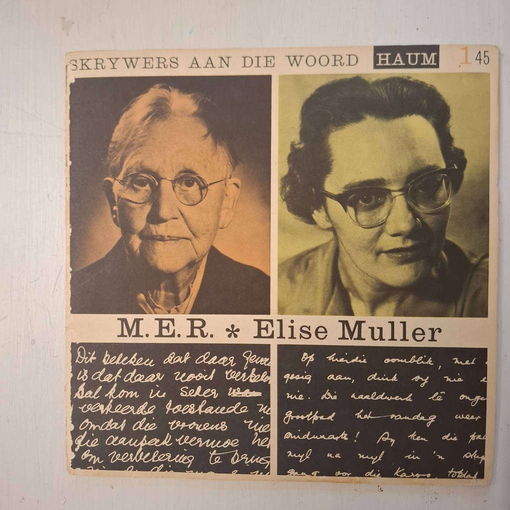 5 X 'Skrywers aan die woord' Records/Plate (Haum)