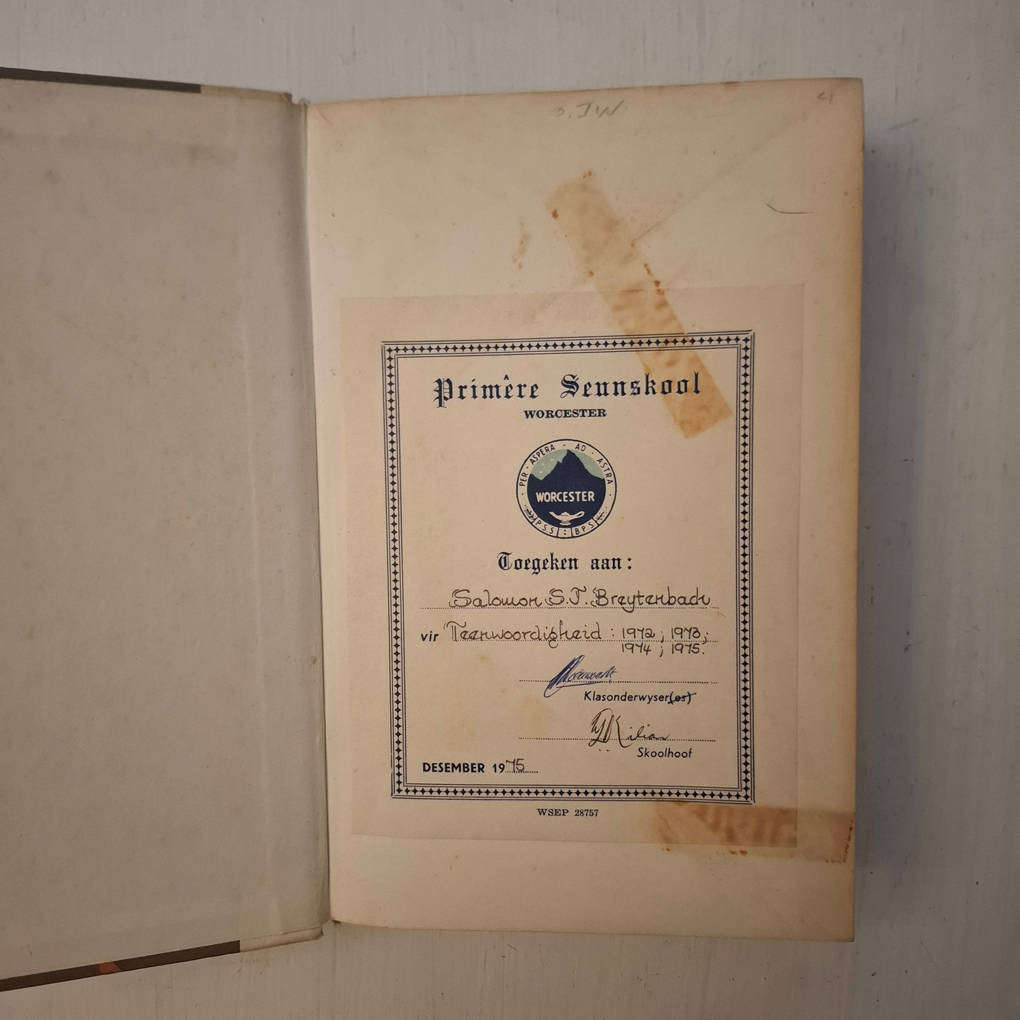 Bedoelde Land (F.A. Venter)