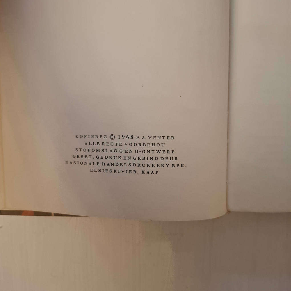 Bedoelde Land (F.A. Venter)