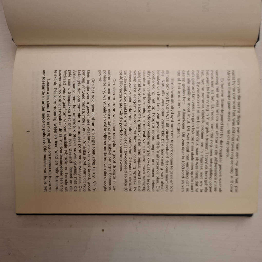 My Ryperd, My Man en Ek - Ria Bosman-Naysmith se avontuurrit te perd deur Afrika