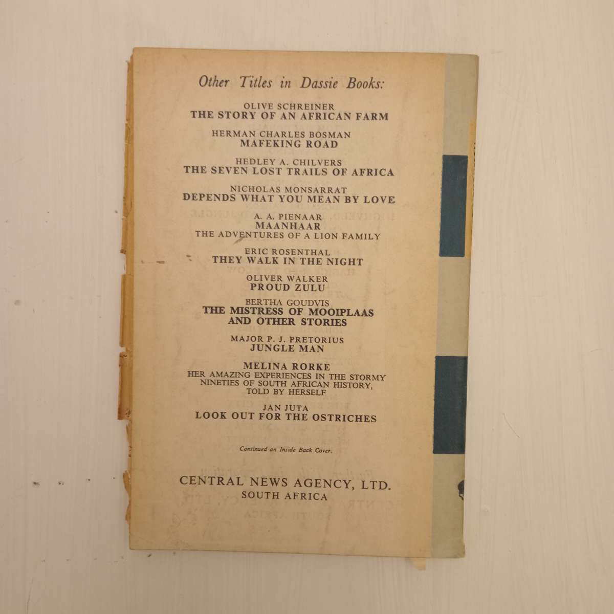 CLEARANCE! Matabele Thompson, His autobiography and story of Rhodesia - Nancy Rouillard