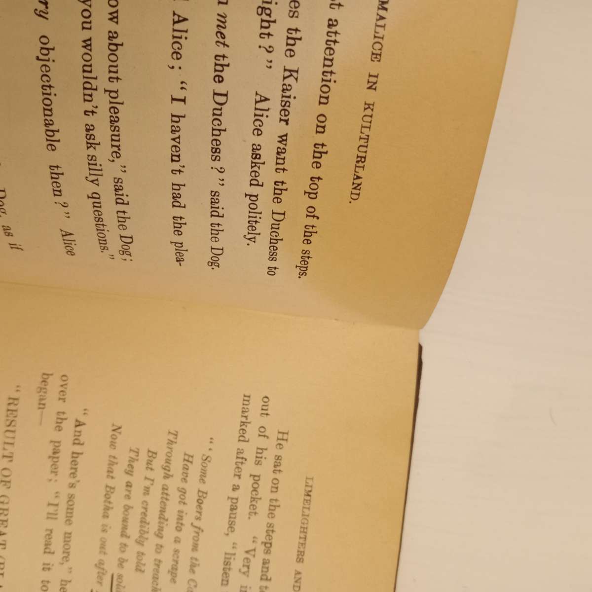 Malice in Kulturland / by Horace Wyatt , with illustrations by W. Tell