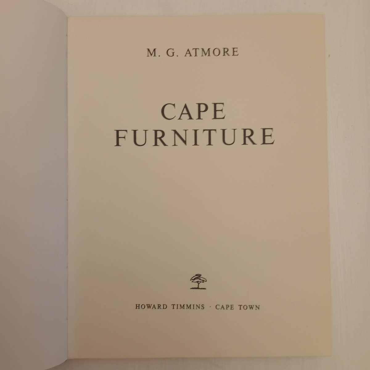 Cape Furniture  (M. G. Atmore)
