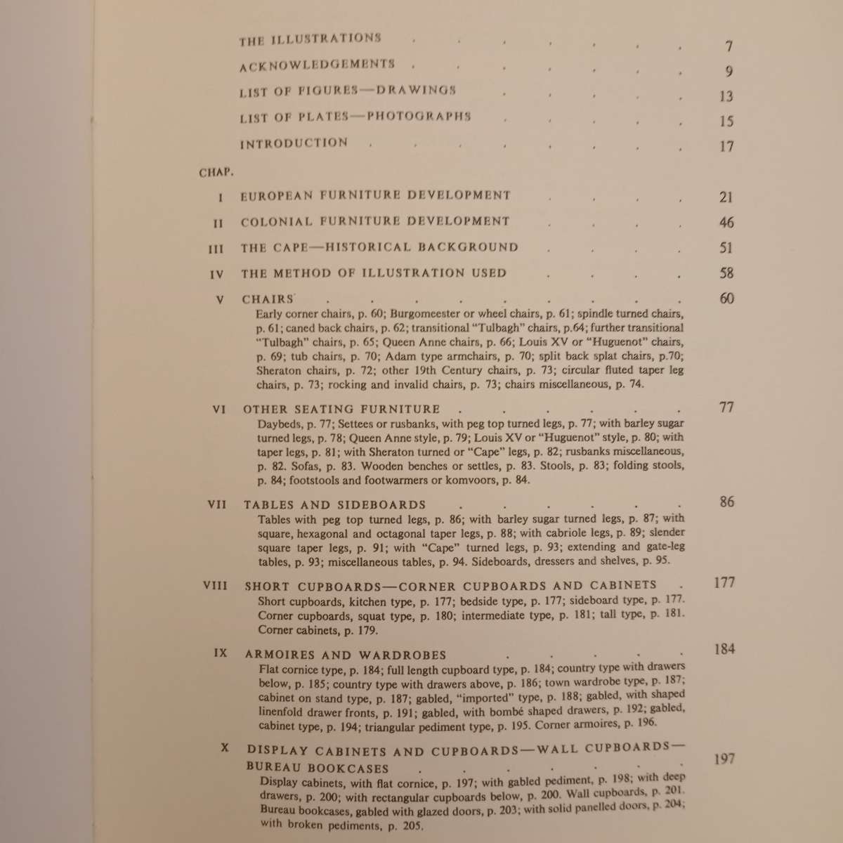 Cape Furniture  (M. G. Atmore)