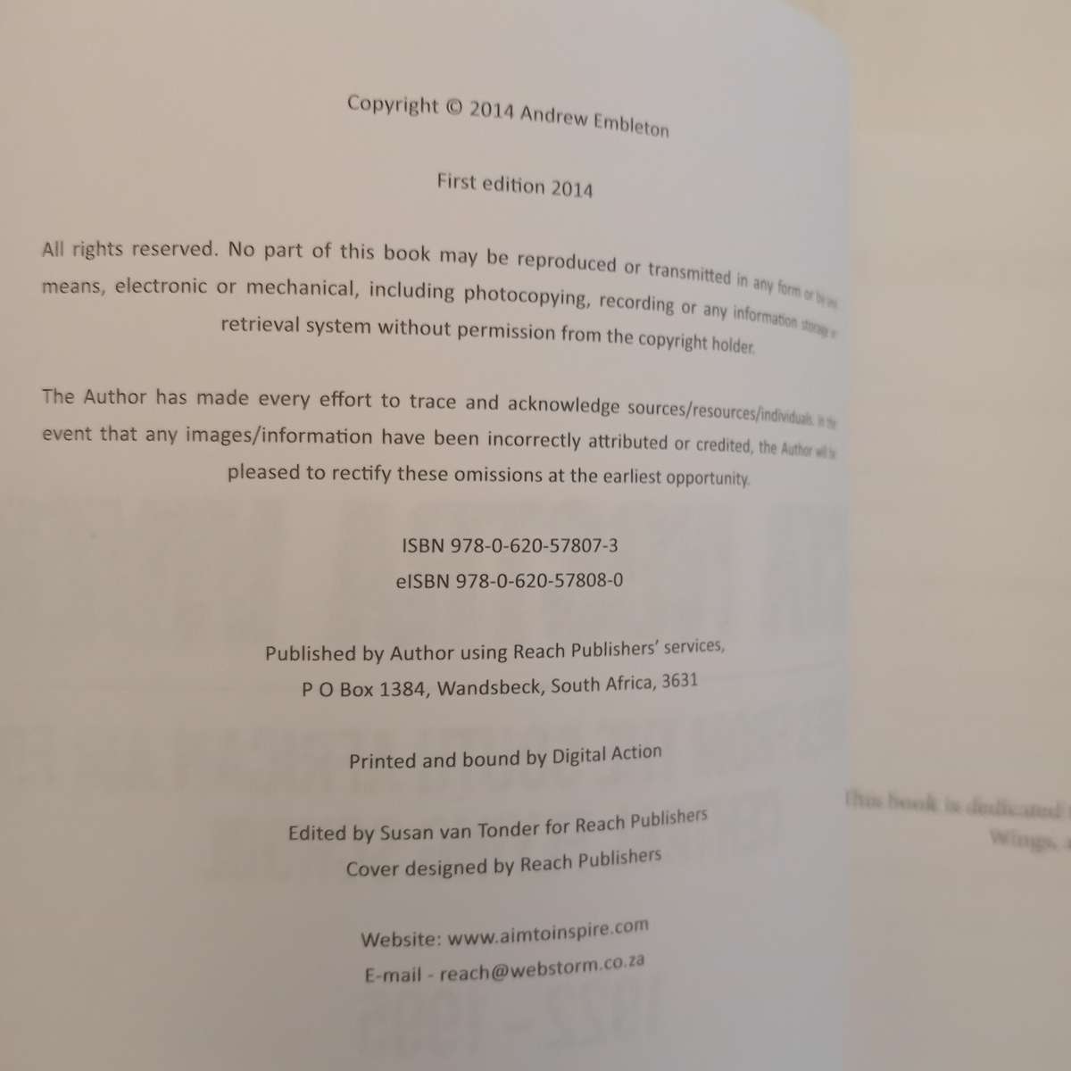 Facta Nostra Vivent: Memories From The South African Air Force Central Flying School (1922 - 1995)