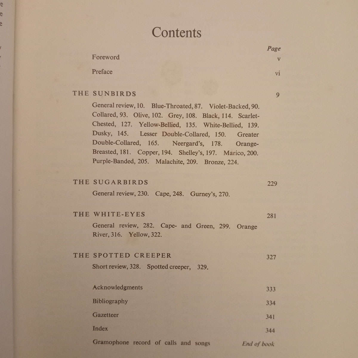 Sunbirds of Southern Africa: Also Sugarbirds, White-Eyes, and the Spotted Creeper (C.J. Skead)