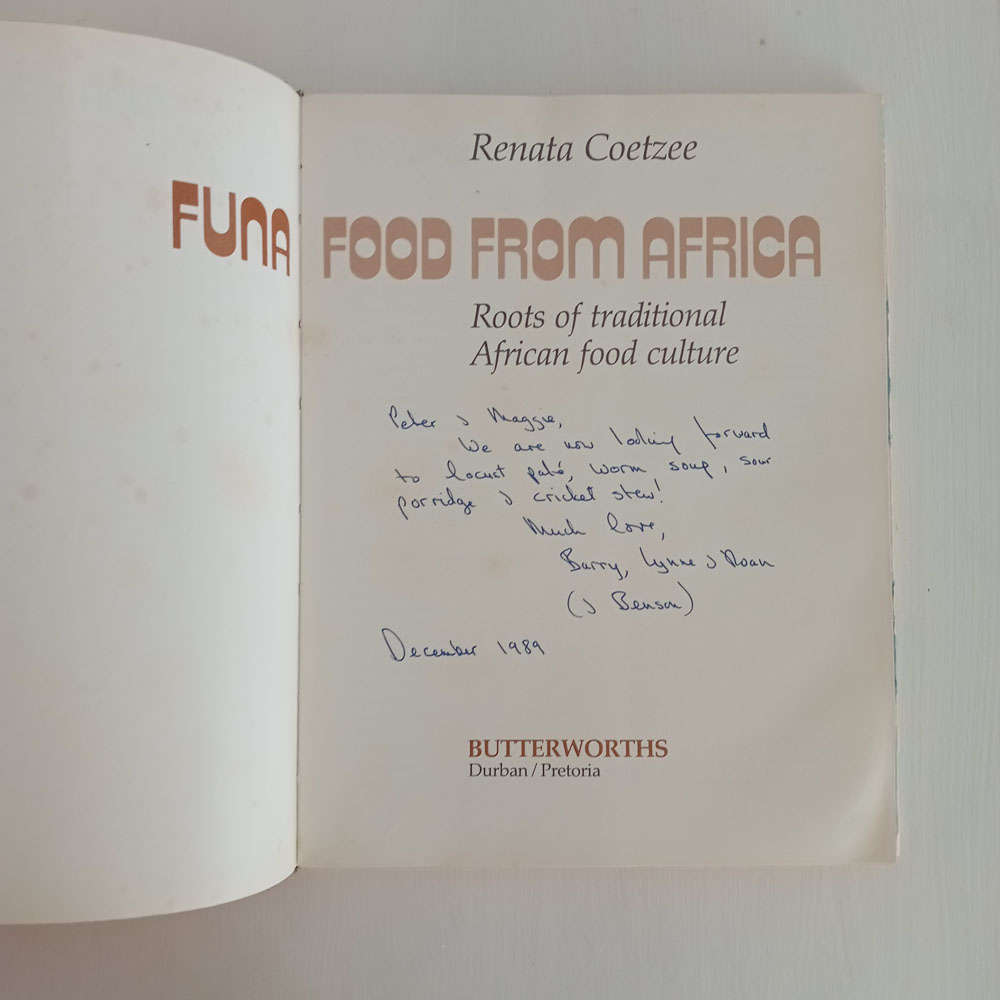 Funa, Food from Africa: Roots of Traditional African Food Culture  (Renata Coetzee)