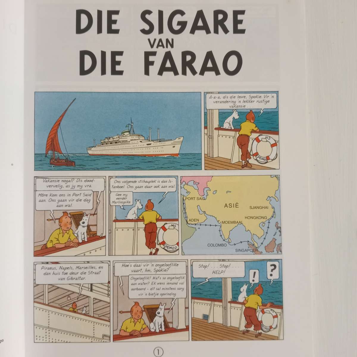 Kuifie: Die Sigare van die Faroa (Herge)