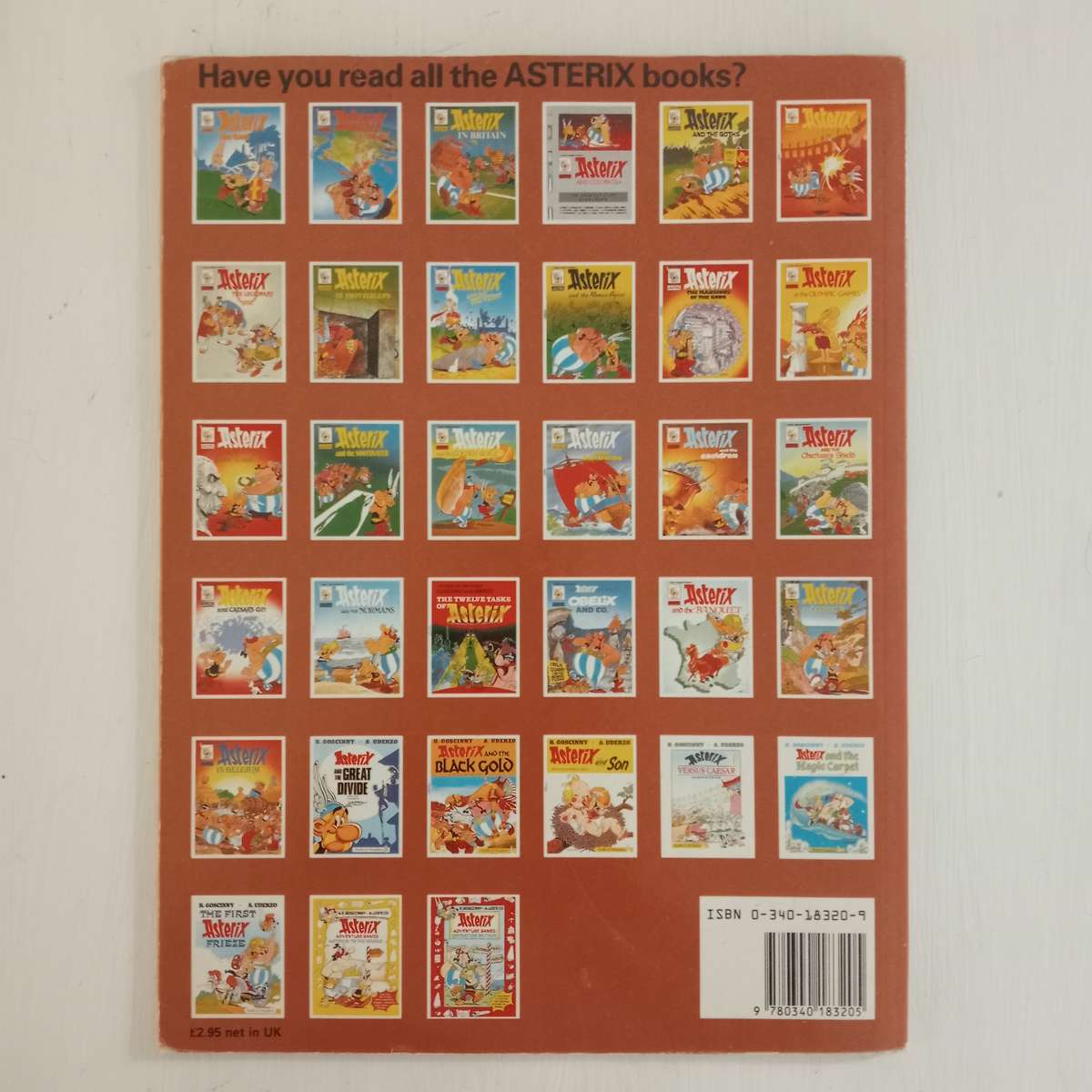 3 X Asterix books (bid is for all)