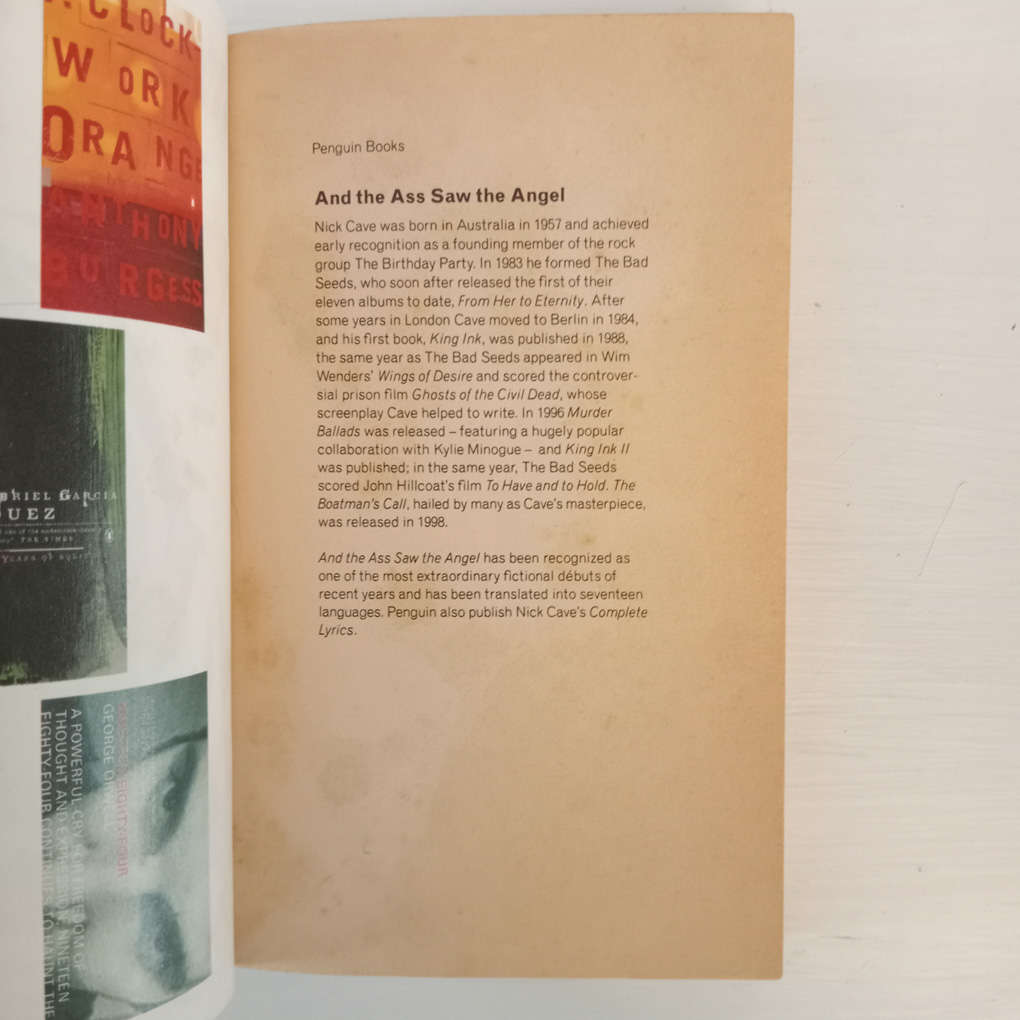 And the Ass Saw the Angel (Nick Cave)