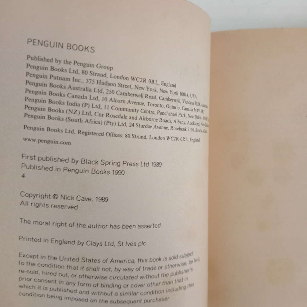 And the Ass Saw the Angel (Nick Cave)