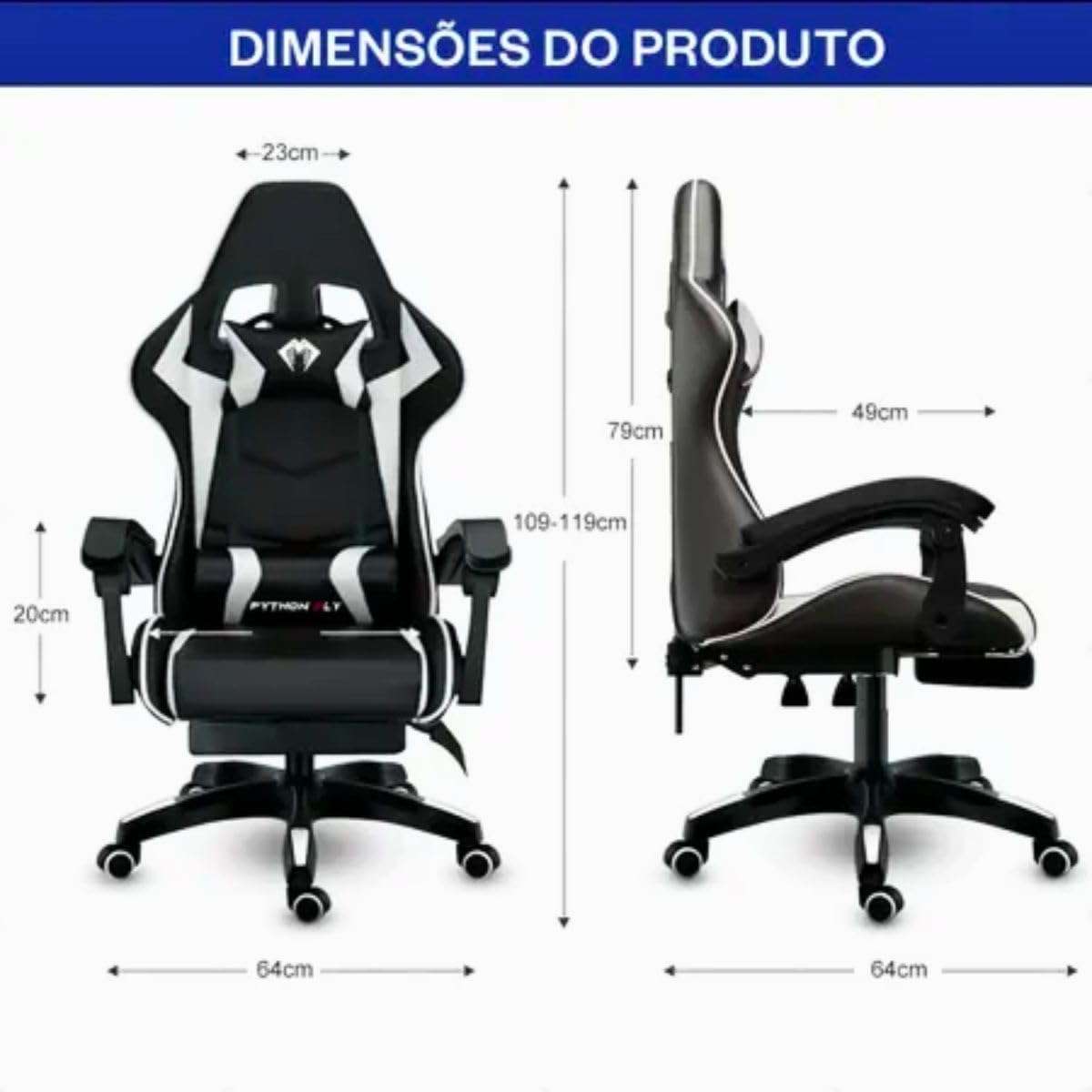 Gaming chairs - black / white