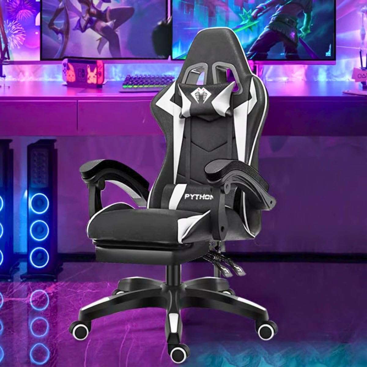 Gaming chairs - black / white