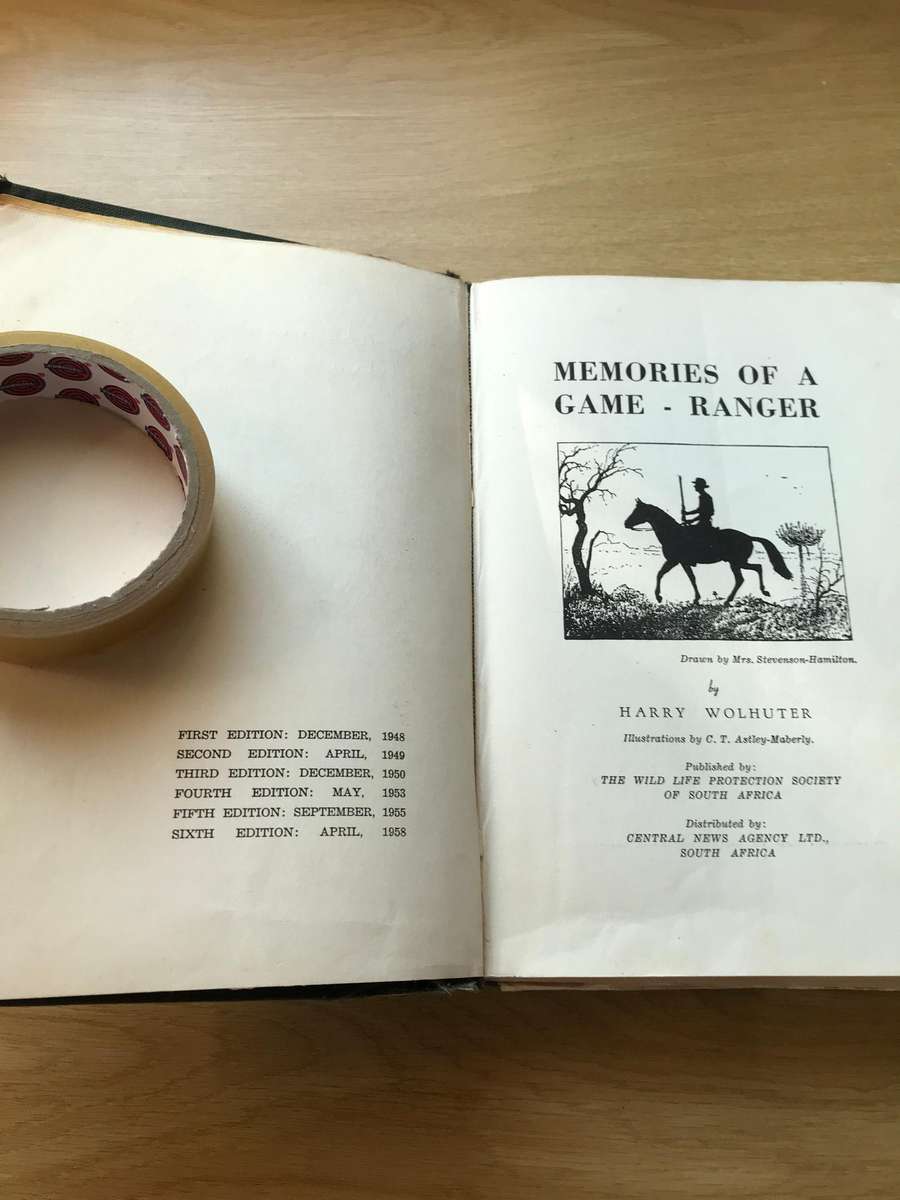 Memories of a Game Ranger - H. Wolhuter