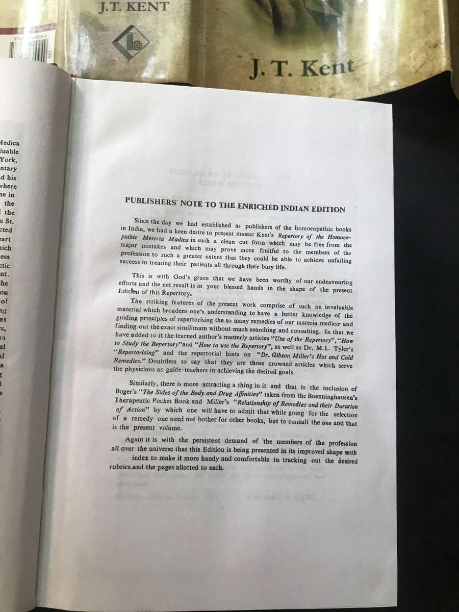 Repertory of the Homeopathic Materia Medica