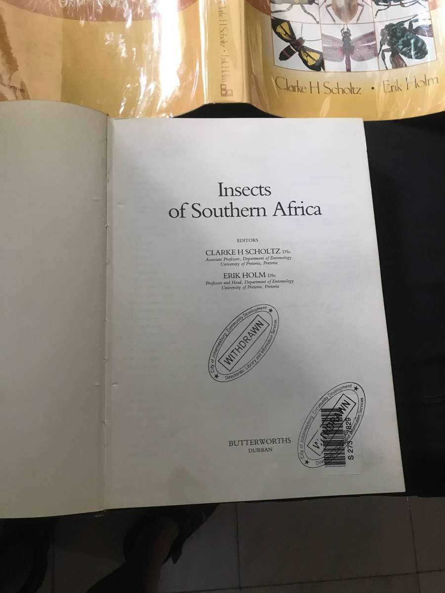 Insect of Southern Africa  Clarke H. Scholtz