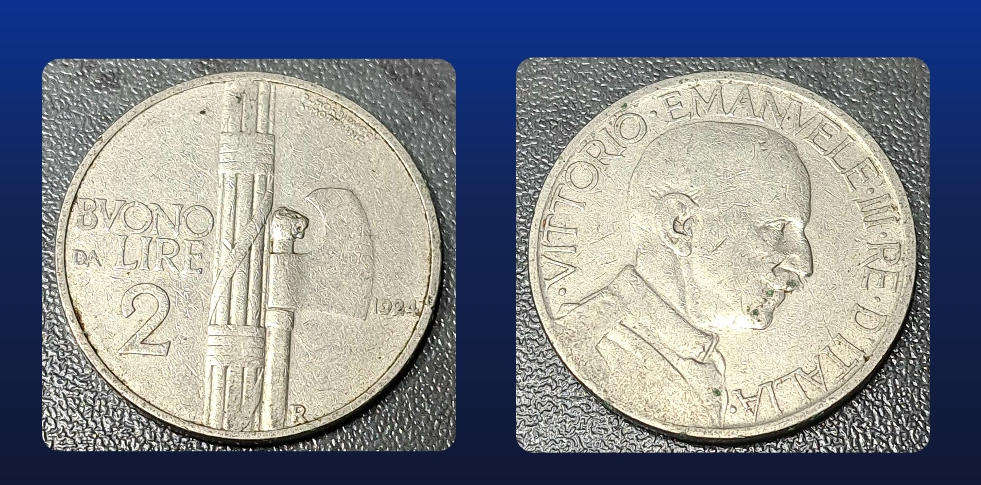 ITALY - 1924 2 LIRE