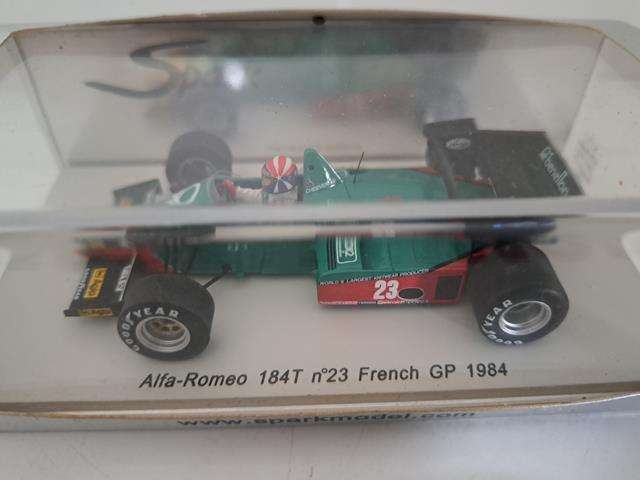 1985 ALFA ROMEO FI 185 T FRENCH GP EDDIE CHEEVER
