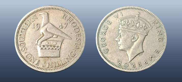 SOUTHERN RHODESIA 1947 1 SHILLING