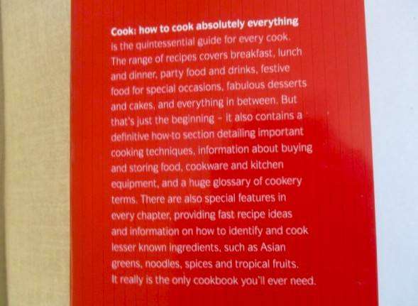 Big, thick cookbook - How to Cook Absolutely Everything - tons of photos!