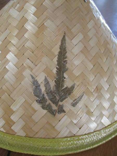 A well made Chinese Asian Summer Rice farmer bamboo hat to wear or display