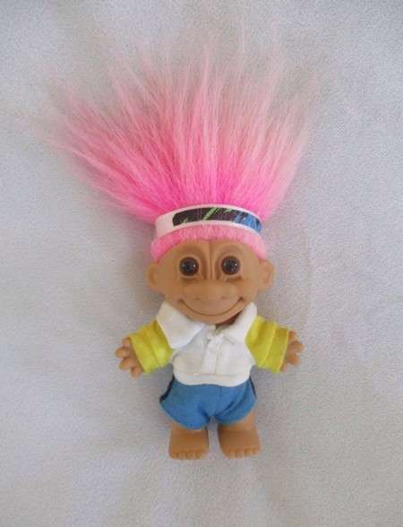 Cute collectable Russ troll in original outfit