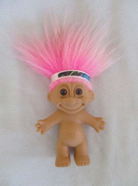 Cute collectable Russ troll in original outfit