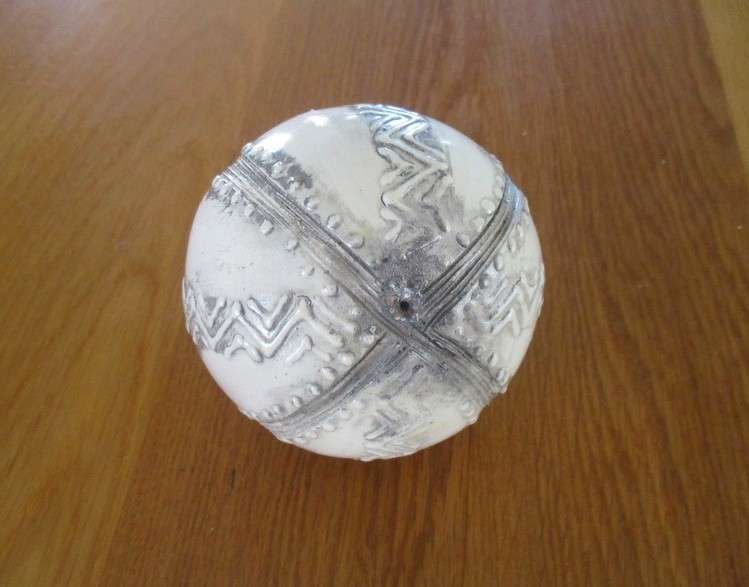 Nature's art - three natural calabshes - hand painted and decorated