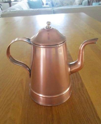 Lovely vintage copper tea/coffee kettle